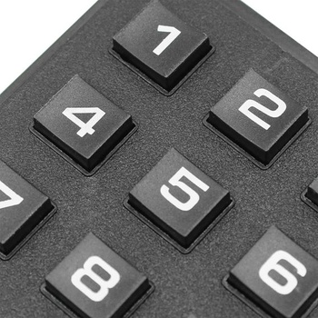 Alnicov 2PCS 4 x 4 Maticová klávesnica Membránový klávesnicový modul s 16 tlačidlami pre MCU