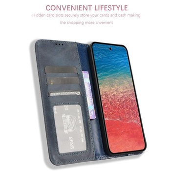 Flipové púzdro YUECXIN pre Oukitel C50 5G, prémiové folio z umelej kože so stojanom, sloty na