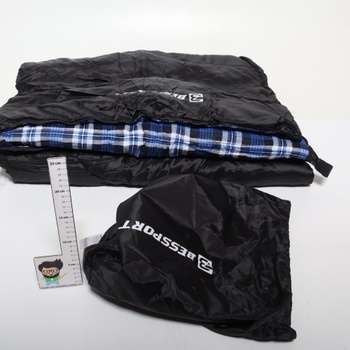 Spací vak Flannel Lined Bessport čierny