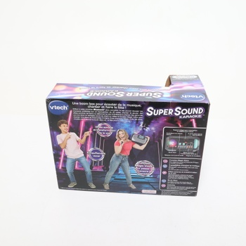 VTECH Black Supersound Karaoke (VTH80-547405) Moderný štýl, elektrický, s káblom, 1 reproduktor