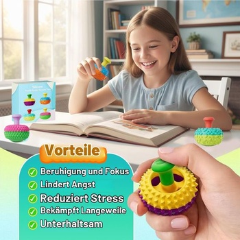 4dielne silikónové fidget hračky pre deti a dospelých, hojdačka na palec, senzorické antistresové