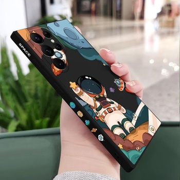 Pouzdro LEECG pro Samsung Galaxy S22 5G, módní květinové vzory, měkký silikon, ochrana proti pádu a