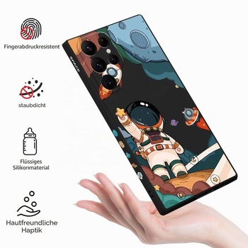 Pouzdro LEECG pro Samsung Galaxy S22 5G, módní květinové vzory, měkký silikon, ochrana proti pádu a