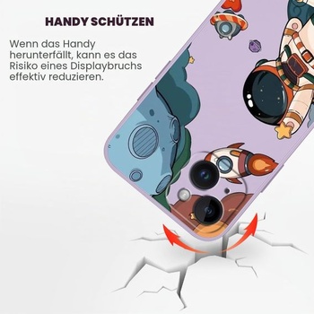 Pouzdro LEECG pro iPhone 15, kreativní vzorovaný kryt pro iPhone 15 s tekutým silikonovým krytem z