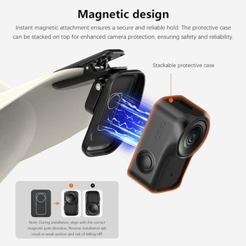 Držák AMAZEAR Clip pro příslušenství DJI Osmo Nano, multifunkční klip Osmo Nano (čepice, batoh,