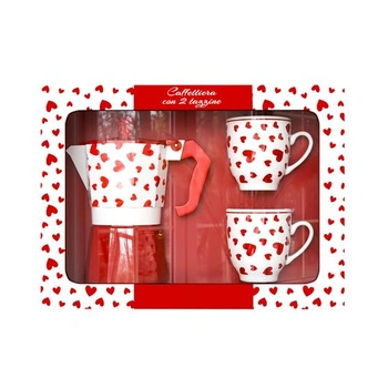 Sada espressa ICE TOYS se 2 keramickými hrnky, design…