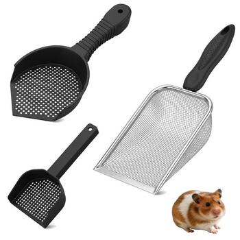 3dílná sada sítových naběraček, příslušenství pro křečky,…