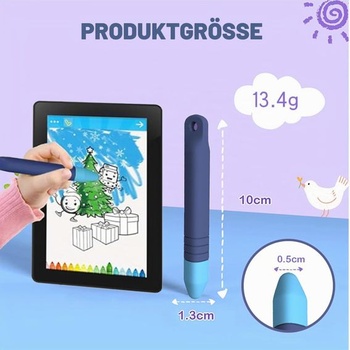 Detský stylus pre tablet, mäkký silikónový stylus pre dotykovú obrazovku, stylus vhodný pre deti s