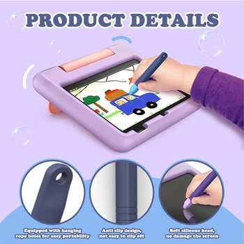 Detský stylus pre tablet, mäkký silikónový stylus pre dotykovú obrazovku, stylus vhodný pre deti s