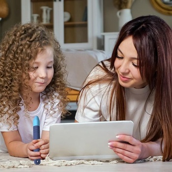Detský stylus pre tablet, mäkký silikónový stylus pre dotykovú obrazovku, stylus vhodný pre deti s