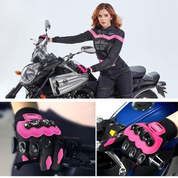 Motocyklové rukavice s dotykovým displejem, pánské a dámské, letní, prodyšné, pro motokros, BMX,