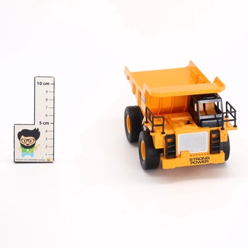 JOYIN diaľkovo ovládaný nákladné auto sklápač, 2,4 GHz RC sklápač, traktor bager, hračka so svetlom a