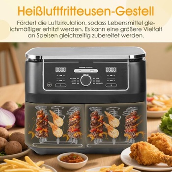 Grilovací rošt z nerezové oceli 304 pro horkovzdušnou fritézu Ninja Foodi AF500EU/AF400
