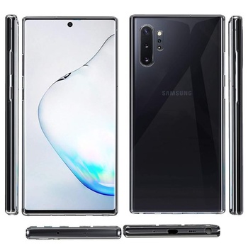 Puzdro na telefón N NEWTOP kompatibilné s Samsung Galaxy Note 10 Plus, mäkké TPU s priehľadným
