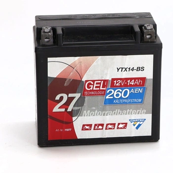 Motocyklová baterie CARTEC YTX14-BS