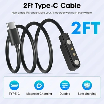 Nabíjecí kabel Blueshaweu kompatibilní se sluchátky DOOGEE Bone Sound, Nabíjecí stanice s kabelem