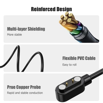 Nabíjecí kabel Blueshaweu kompatibilní se sluchátky DOOGEE Bone Sound, Nabíjecí stanice s kabelem