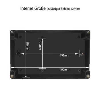 LeMotech Project Box ABS plastová rozvodná krabice IP65 vodotěsná elektrická krabice univerzální