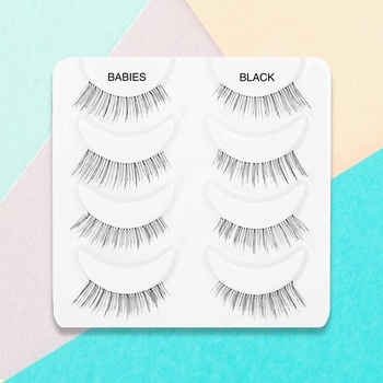 ARDELL 4 balenia Natural Babies Black, 25 g 4 páry (1 balenie)