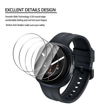 Ochranná fólia na displej Anoowkoa pre Samsung Galaxy Watch 9/8/7/6/FE 44mm, tvrdené sklo s