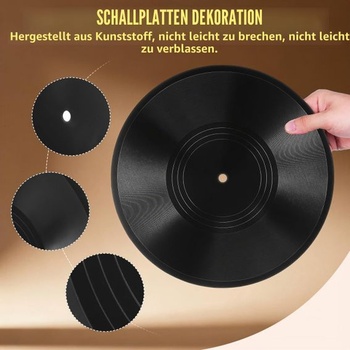 ULTECHNOVO 12-palcová nástenná dekorácia s prázdnou doskou, vinylová nástenná dekorácia, estetický
