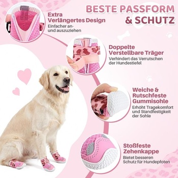 Prodyšné psí boty SlowTon/ velikost 4