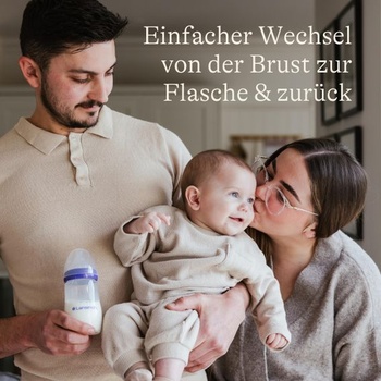 Sada kojeneckých lahví Lansinoh s dudlíky NaturalWave S, M a L, 160 a 240 ml sada 160 ml + 240 ml +