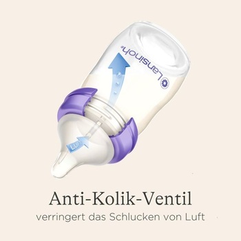 Sada kojeneckých lahví Lansinoh s dudlíky NaturalWave S, M a L, 160 a 240 ml sada 160 ml + 240 ml +