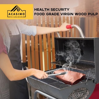Řeznický papír, růžový BBQ řeznický papír, role kraftového papíru 45 cm x 10 m, řeznický papír na