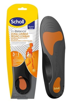 Vložky do topánok Scholl Lower Back Relief, veľkosť M, 2 kusy, biele, Talla M (40-42)