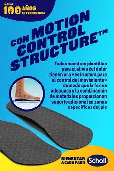 Vložky do topánok Scholl Lower Back Relief, veľkosť M, 2 kusy, biele, Talla M (40-42)