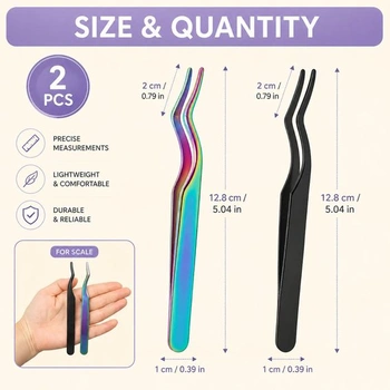Pinzeta na riasy, ergonomické kliešte na riasy