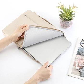 Taška na notebook DOMISO pre 15-palcový MacBook Air M5 2026/M4/M3/M2 14-palcový béžová
