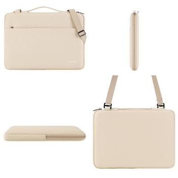 Taška na notebook DOMISO pre 15-palcový MacBook Air M5 2026/M4/M3/M2 14-palcový béžová