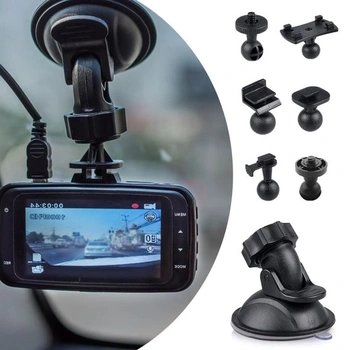 Držák na palubní kameru Alrens s přísavkou do auta, otočný o 360 stupňů pro palubní kameru, držák