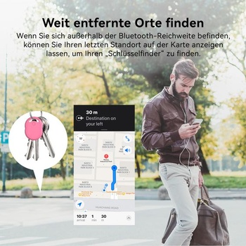 Vyhľadávač kľúčov Air Tracker Tag, kompatibilný s aplikáciou Apple Find My (LEN iOS, Android nie je