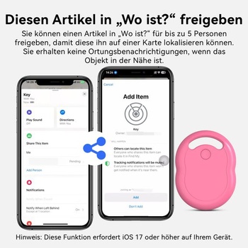 Vyhľadávač kľúčov Air Tracker Tag, kompatibilný s aplikáciou Apple Find My (LEN iOS, Android nie je