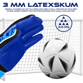 Brankárske rukavice BEAST RAGE pre deti, chlapcov a mládež, futbalové brankárske rukavice pre deti s