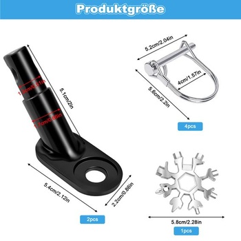 Ťažné zariadenie pre bicykel (2 kusy)