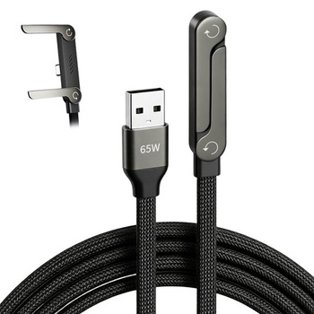 Bočná nabíjačka mobilných telefónov, rýchle nabíjanie 240 W, neviditeľný držiak nabíjačky 2 v 1 s