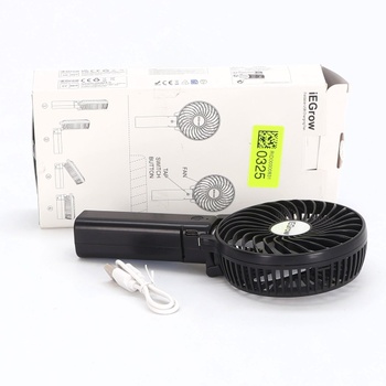 IEGrow mini ručné ventilátory, prenosný USB ventilátor s dobíjacou batériou, skladacie ventilátory sa