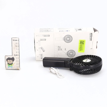 IEGrow mini ručné ventilátory, prenosný USB ventilátor s dobíjacou batériou, skladacie ventilátory sa