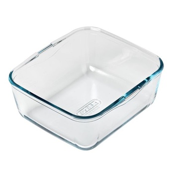 Zapékací miska PYREX do fritézy, borosilikátové sklo, 2 l, s rukojetí z nerezové oceli