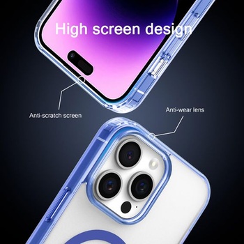 Puzdro na iPhone 16 Plus, 1 ochranná fólia z tvrdeného skla a 1 fólia na fotoaparát odolná proti
