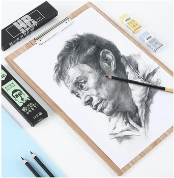 Zerodis Sketchboard, drevená skicovacia tabuľa pre umelcov 8K pre použitie v triede, štúdiu alebo v