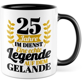 Hrnček k výročiu služby, 25 rokov služby - Skutočný legendárny nápad na darček pre kolegov Hrnček na kávu