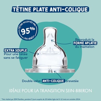 Detská fľaštička Dodie, Anti-Colic Sensation+, zelená, vzduchová, 270 ml, 0-6 mesiacov, plochá