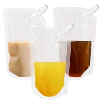 20 x opakovane použiteľných sáčkov na nápoje 500ml | Priehľadné vrecká na nápoje bez BPA | Nepriepustné
