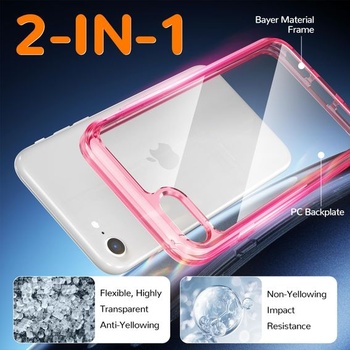 Púzdro pre iPhone SE 2020/2022 iPhone 7/8, Priehľadné púzdro na telefón s úpravou proti žltnutiu,
