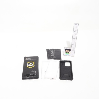 Puzdro Lanhiem pre iPhone 14 Pro Max s 2 ochranným tvrdeným sklom, 6 stôp vojenskej triedy,